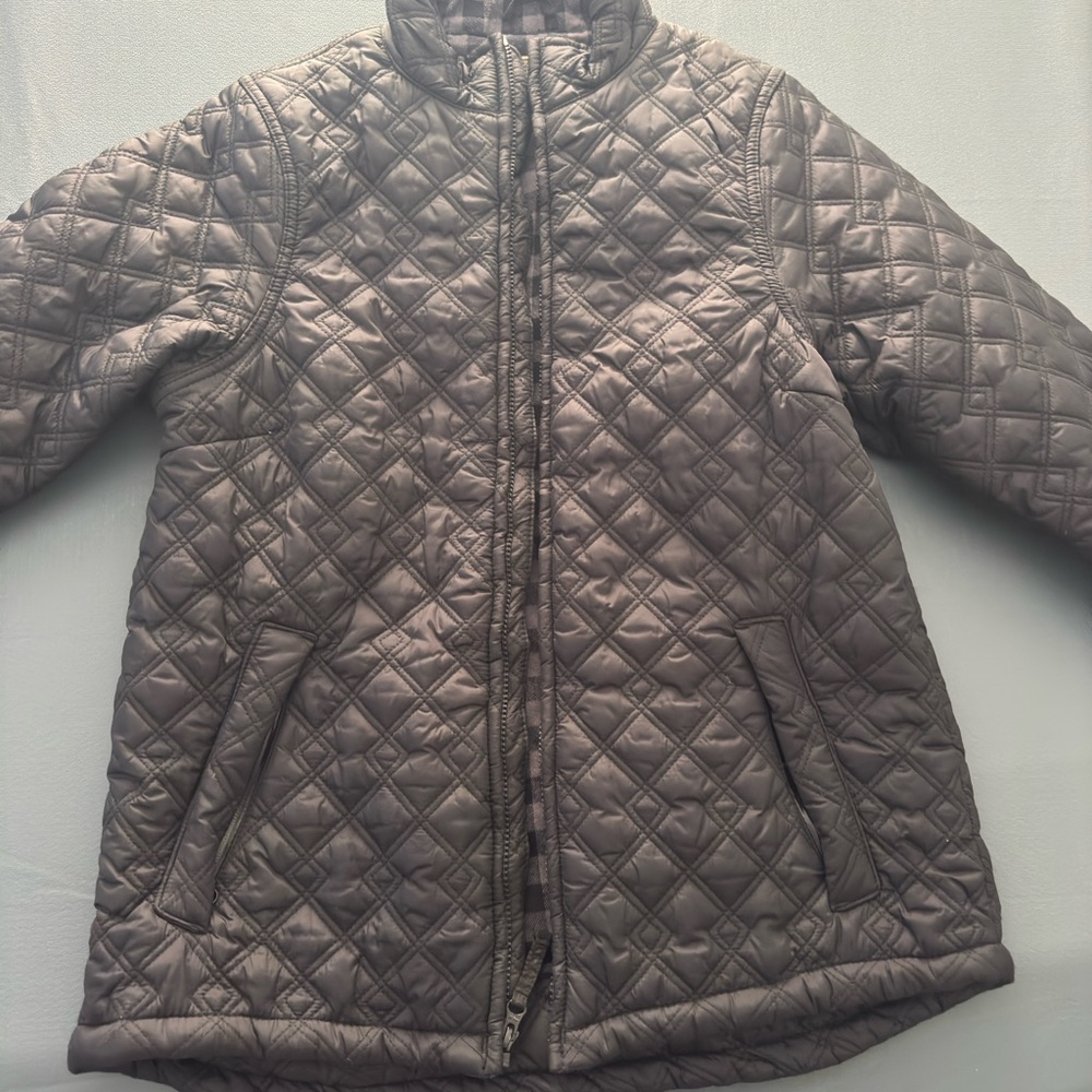 CE Schmidt Fit For Her Quilted Black Jacket. Size L